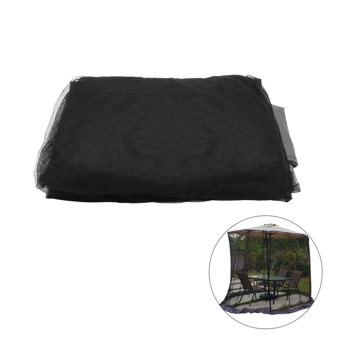 Umbrella Mosquito Net Round Hanging Patio Umbrella Net For Bed Door Canopy Mosquito Control Netting For Camping Garden Yard Ten