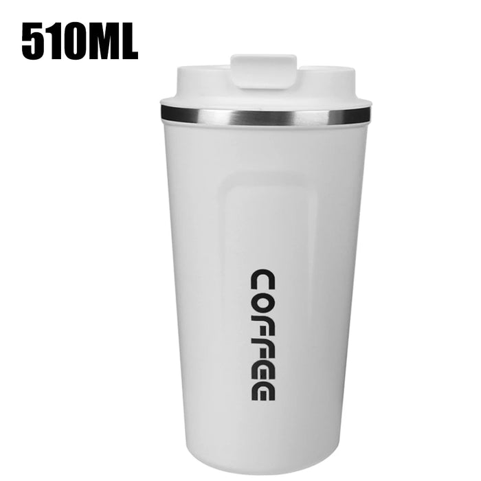 Leak_Proof Travel Thermo Cup Car Thermos Mug 380/510ML Thermo Cafe Coffee Mug for Tea Water Coffee Double Stainless Steel