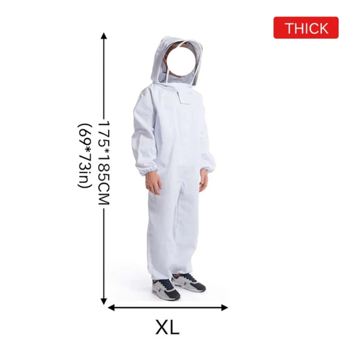 Full Body Professional Beekeeping Suit with Safty Veil for Unisex Children - High Quality Beekeepers Clothes for Ultimate Protec