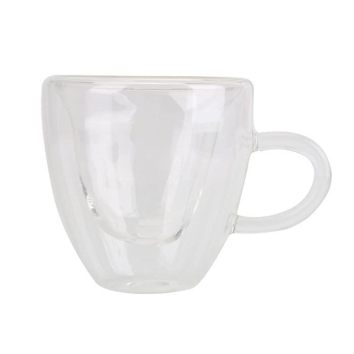 180ml/240ml Drinkware Double Glass Mug Heat-Resisting Heart Love Shaped Tea Beer Juice Coffee Cups