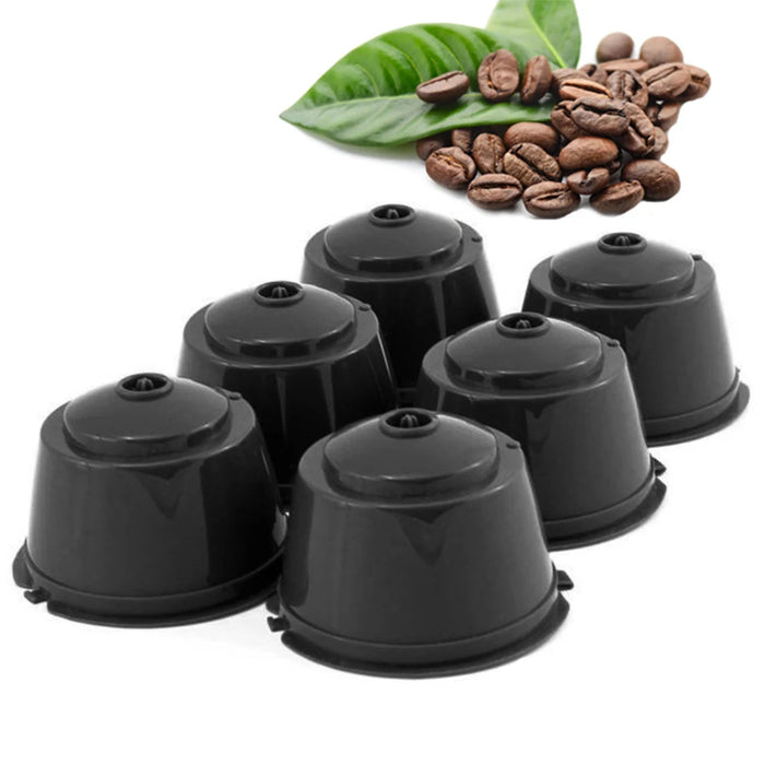 5pcs coffee capsule cup filter Refilling Filter Coffeeware Refillable Machine Reusable Plastic Pods Gift Coffee Capsule Strainer