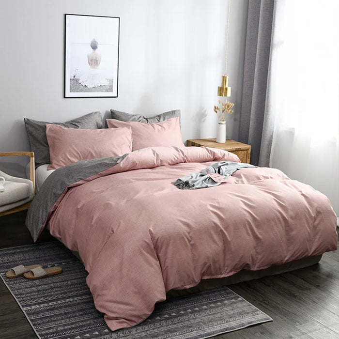 Soft Microfiber Bedding Duvet Cover Set with Envelope Pillowcase - 2/3pcs Comforter Cover