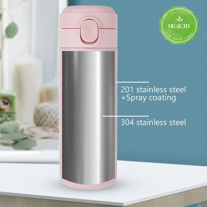 420ml Stainless Steel Thermos Double Wall Thermal Bottle Travel Mug Tea Coffee Vacuum Water Cup Thermocup Outdoor Drinking Cup