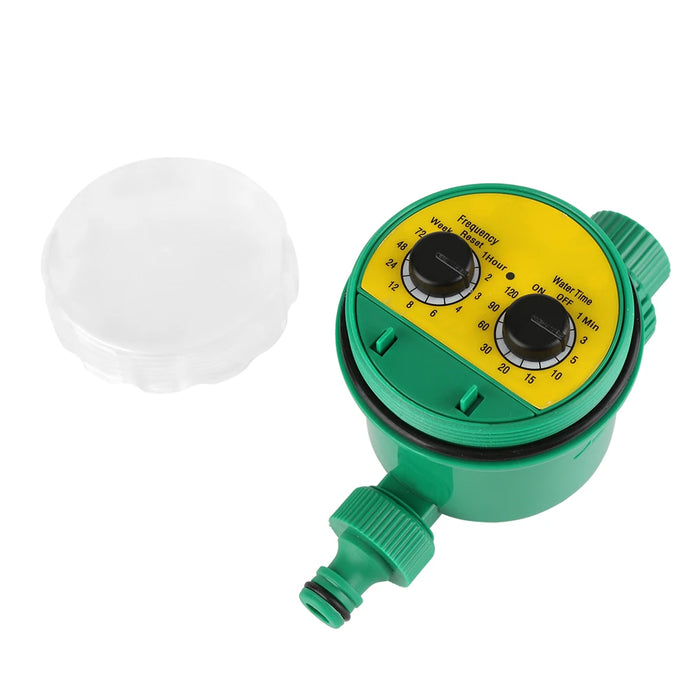 Irrigation Timer Set 3/4in Thread Garden Water Irrigation Controllers 15mm Hose Connector Battery Powered Gardening Supplies