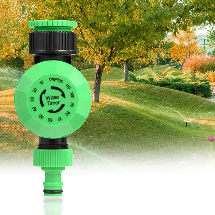 2 Hours Mechanical Watering Timer Garden Automatic Irrigation System Controller Watering Timer for Lawn Sprinklers Drip Chamber