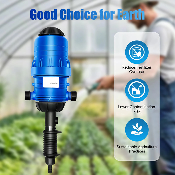 Adjustable Automatic Fertilizer Injector Water Powered Chemical Liquid Doser Dispenser Irrigation Injector Dosing Pump