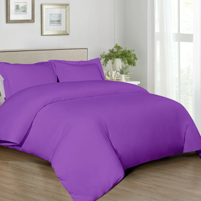 Ntbay 3-Piece Ultra Soft and Cozy Microfiber Duvet Cover Set (Not Include Comforter and pillow)