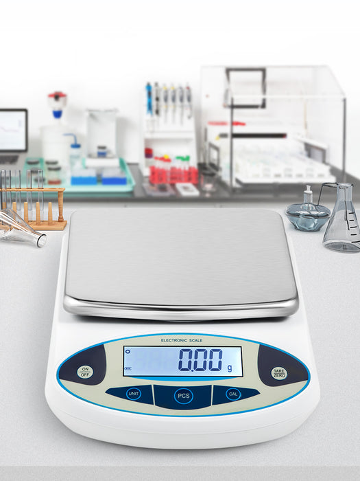 VEVOR Kitchen Scale 5000g x 0.01g Lab Analytical Balance W/ LCD Backlit Screen Digital Weight Mini Precision Pocket Electronic